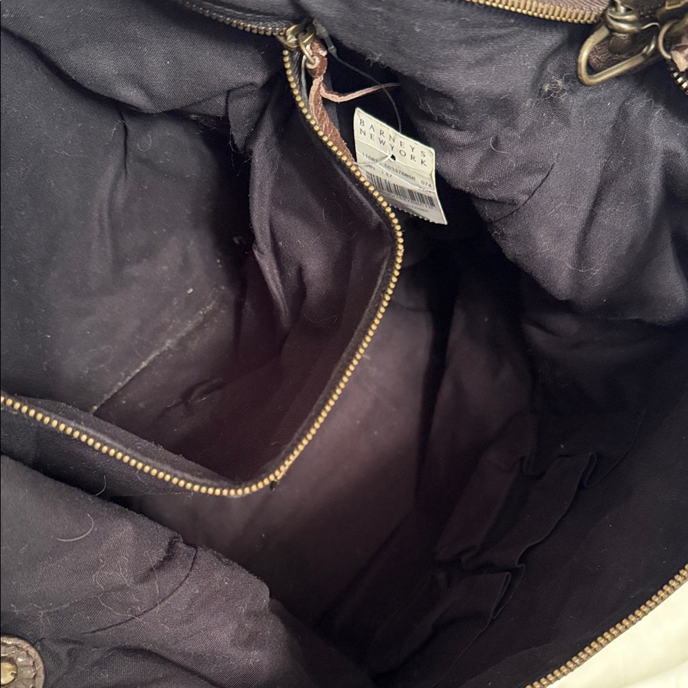 NWT Balenciaga Arena Leather Crossbody Messenger Bag Brown - Picture 5 of 11